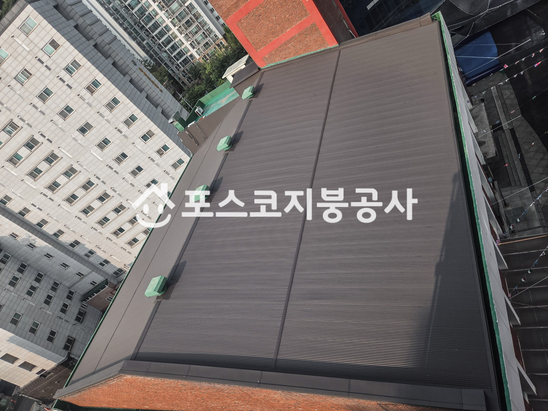 대형 교회 건물 지붕개량 공사 시공 (대전 천안 청주 이천 여주 음성 진천 아산 세종 충주 제천 당진 논산 서울 경기)
